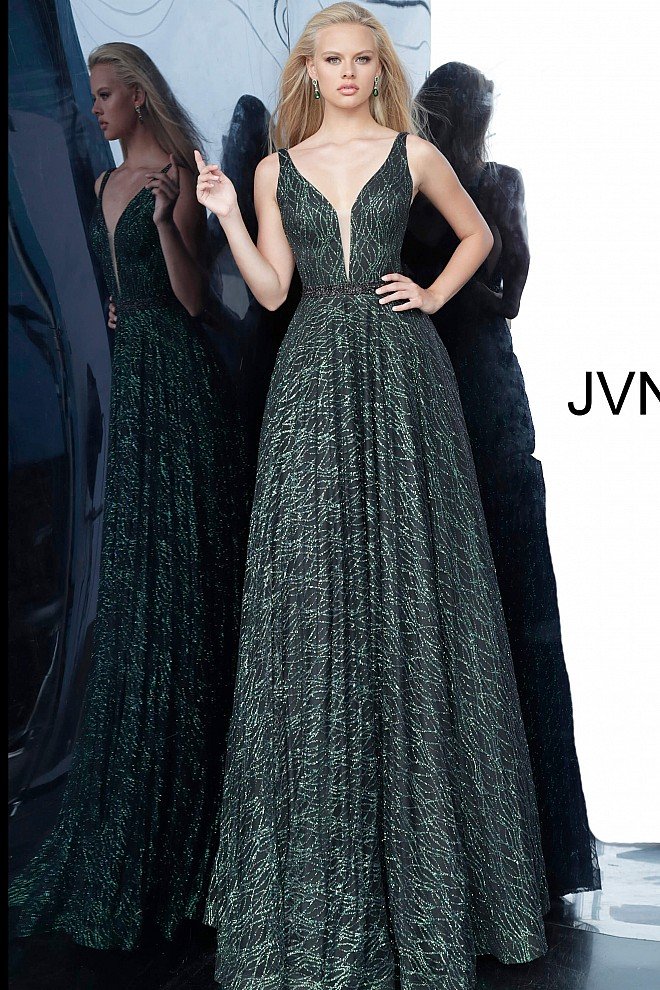 Jovani pailletkjole med åben ryg JVN4707 - Jovani - tp kjoler